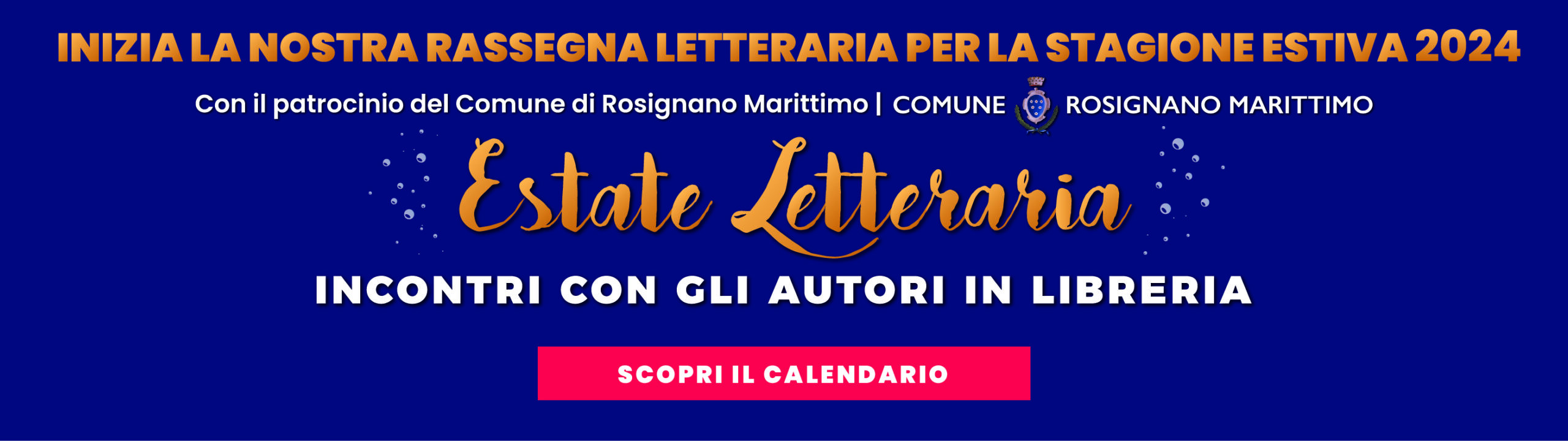 Estate Letteraria 2024 - Libreria Regaleco Castiglioncello